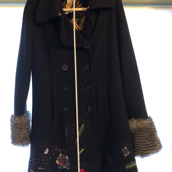 Desigual winter embroidered jacket - Picture 12 of 12